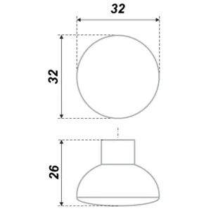 Мебельная ручка RC014SC.4