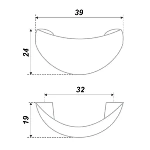 Мебельная ручка RS801SC.3/32