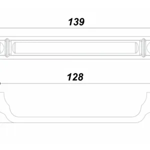 Мебельная ручка IRIS RS500BAZ.1/128