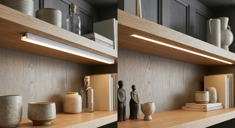 Накладной или врезной профиль для светодиодной ленты: что выбрать