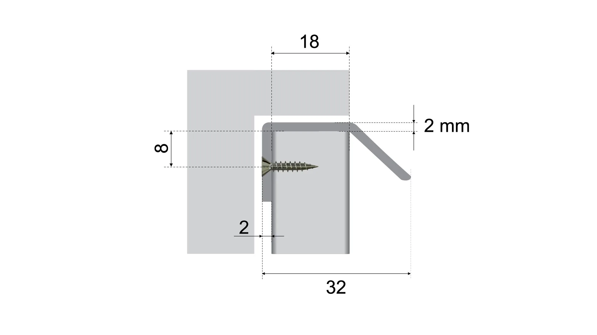 Мебельная ручка DETAIL RT007BAP.1/32