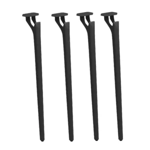 Опора меб. BOND h720, черный муар (1 упак. = 4 шт.) AKS