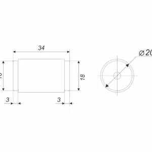 Мебельная ручка POP NUDE RC280BL.4