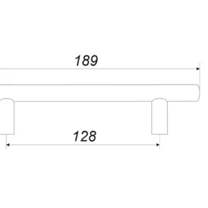 Мебельная ручка RR001SN.4/128