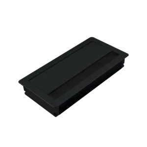 Пропуск для кабеля AQ PASS 80*160 черный брашированный