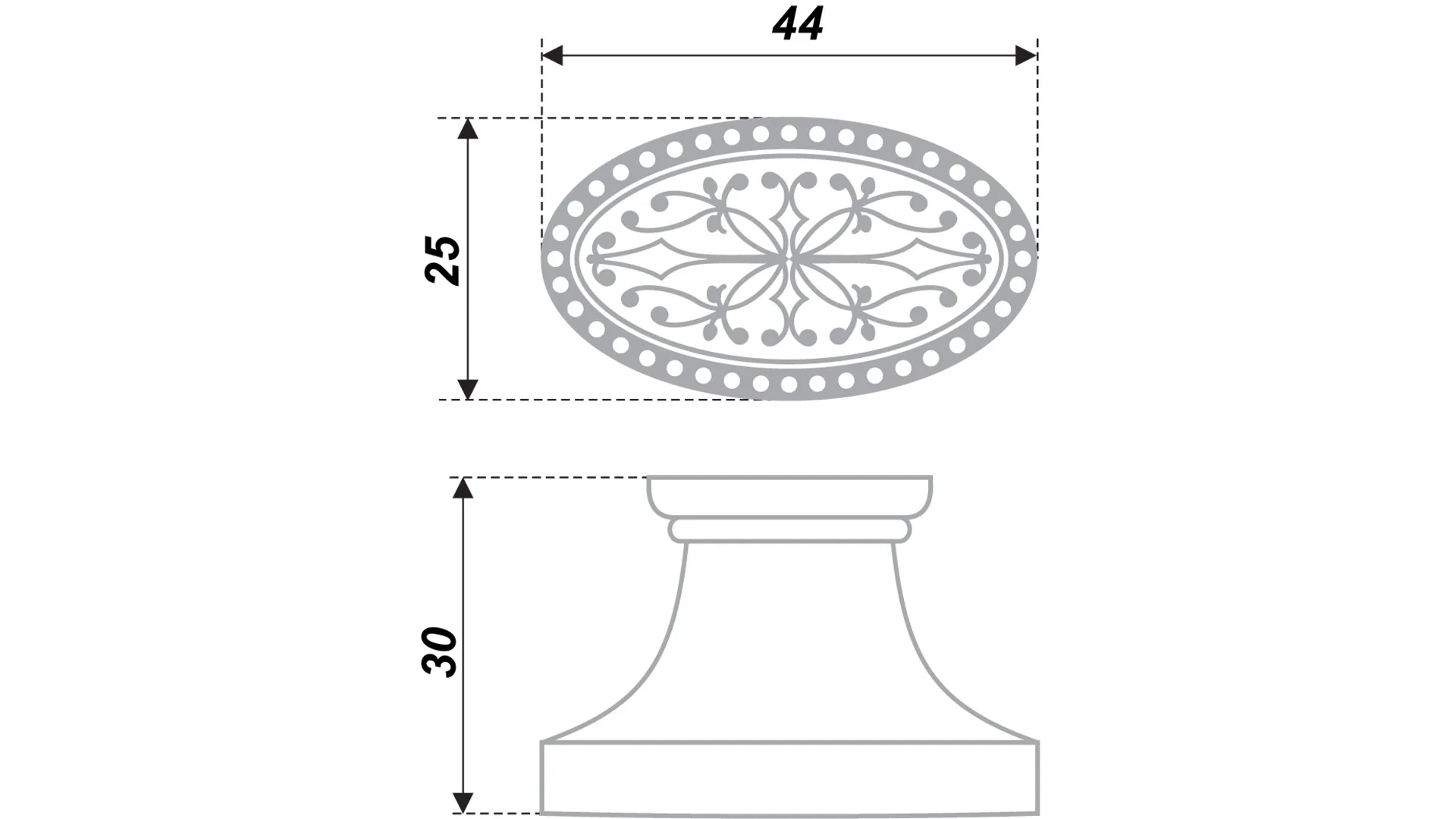 Мебельная ручка RC415BAB.5