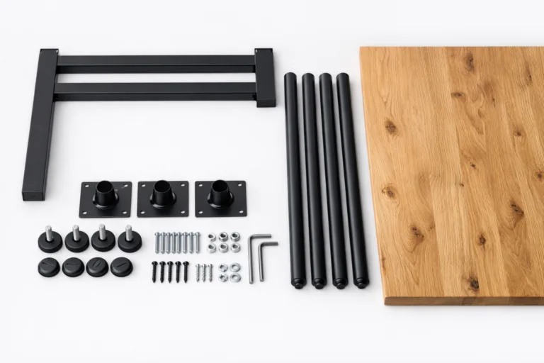 Подстолье для стола, крепления и подпятники: что важно для надежной сборки