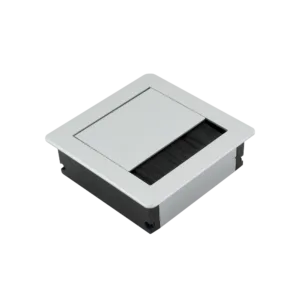 Пропуск для кабеля AQ PASS 80*80 алюминий брашированный