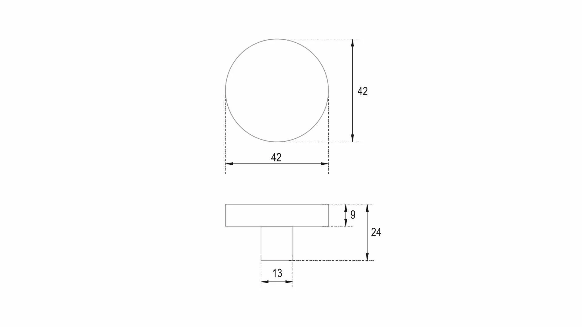 Мебельная ручка BEZE RC602DB.4
