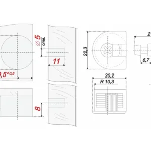Стяжка B-fix ST01/49/3/GR/01