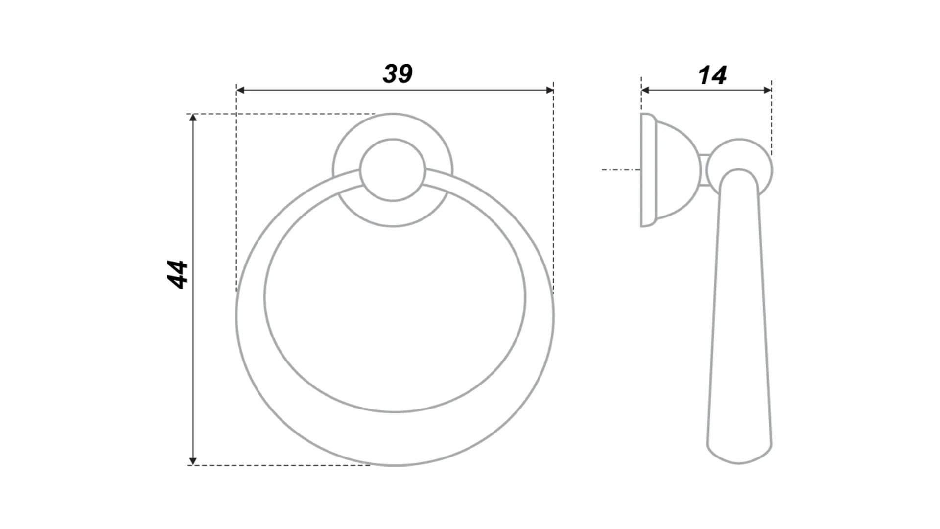 Мебельная ручка RC031AB.3