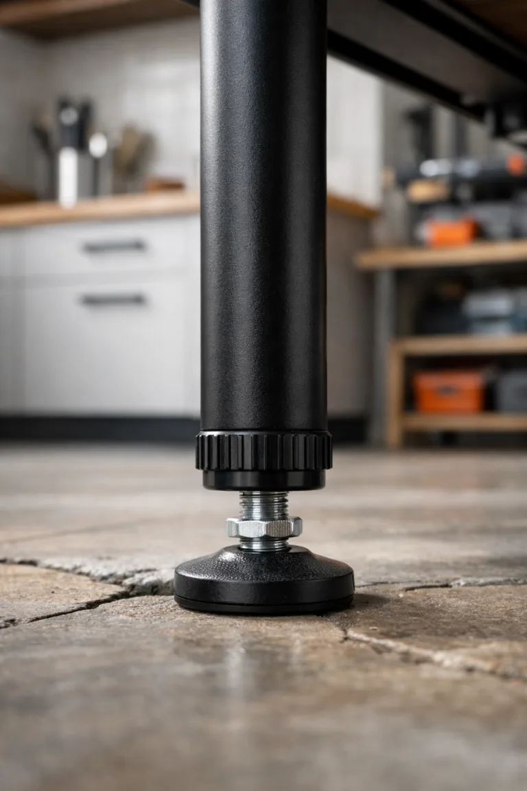 Регулируемые ножки для стола: когда они нужны и как выбрать