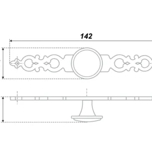 Мебельная ручка RC039AB.5