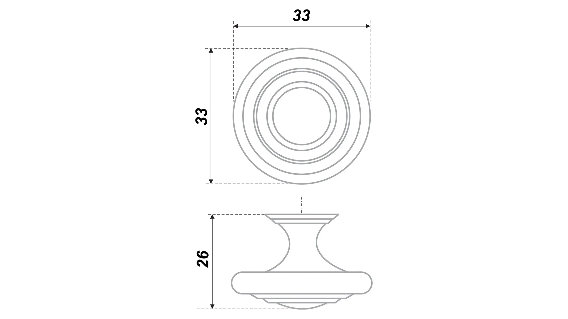 Мебельная ручка RC059AB.4