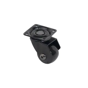 Колесо меб. ORION d35 h50 с площадкой, черный AKS