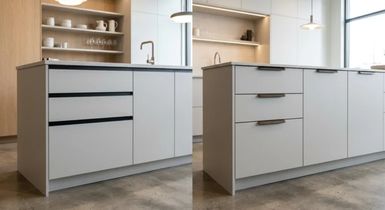 Торцевые и профильные ручки: в чем разница и что выбрать для фасадов