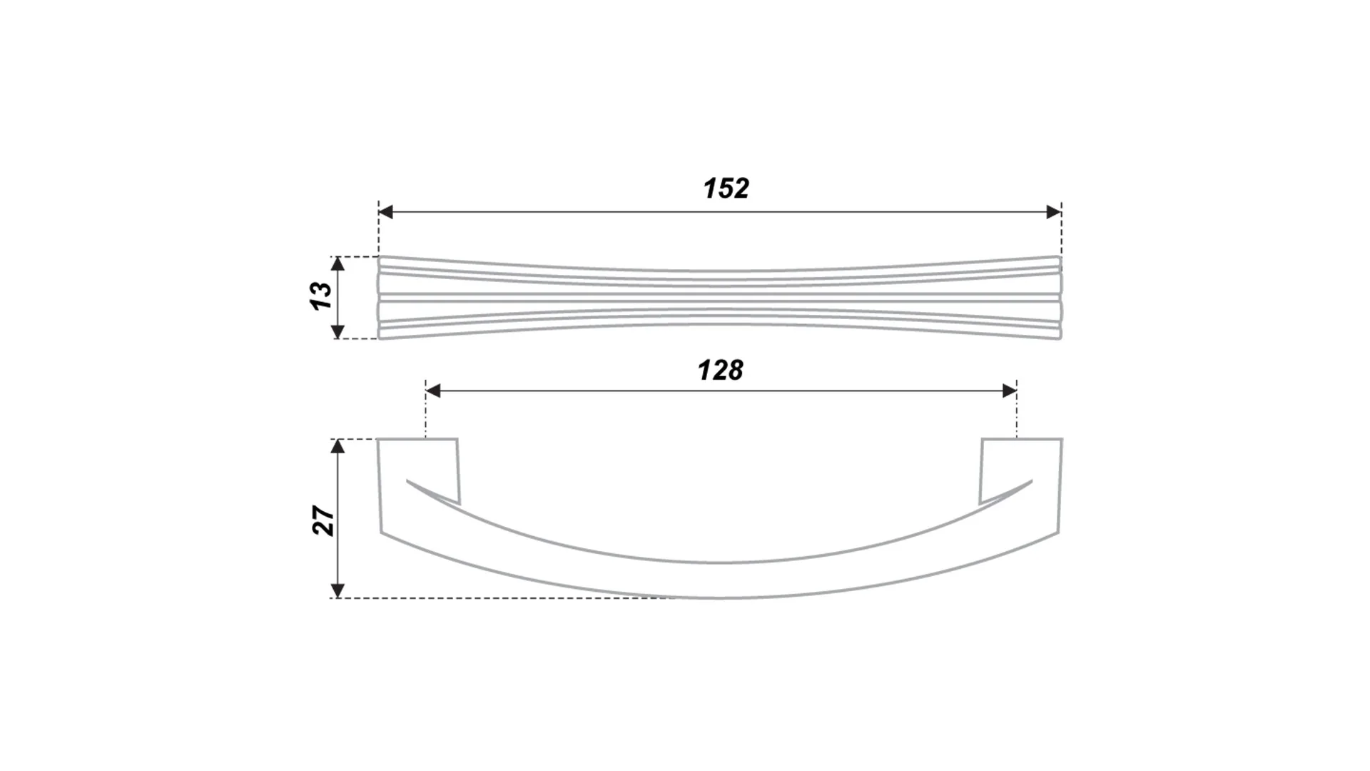 Мебельная ручка ERIKA RS270BSN.4/128