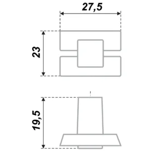 Мебельная ручка RC405BAB.4