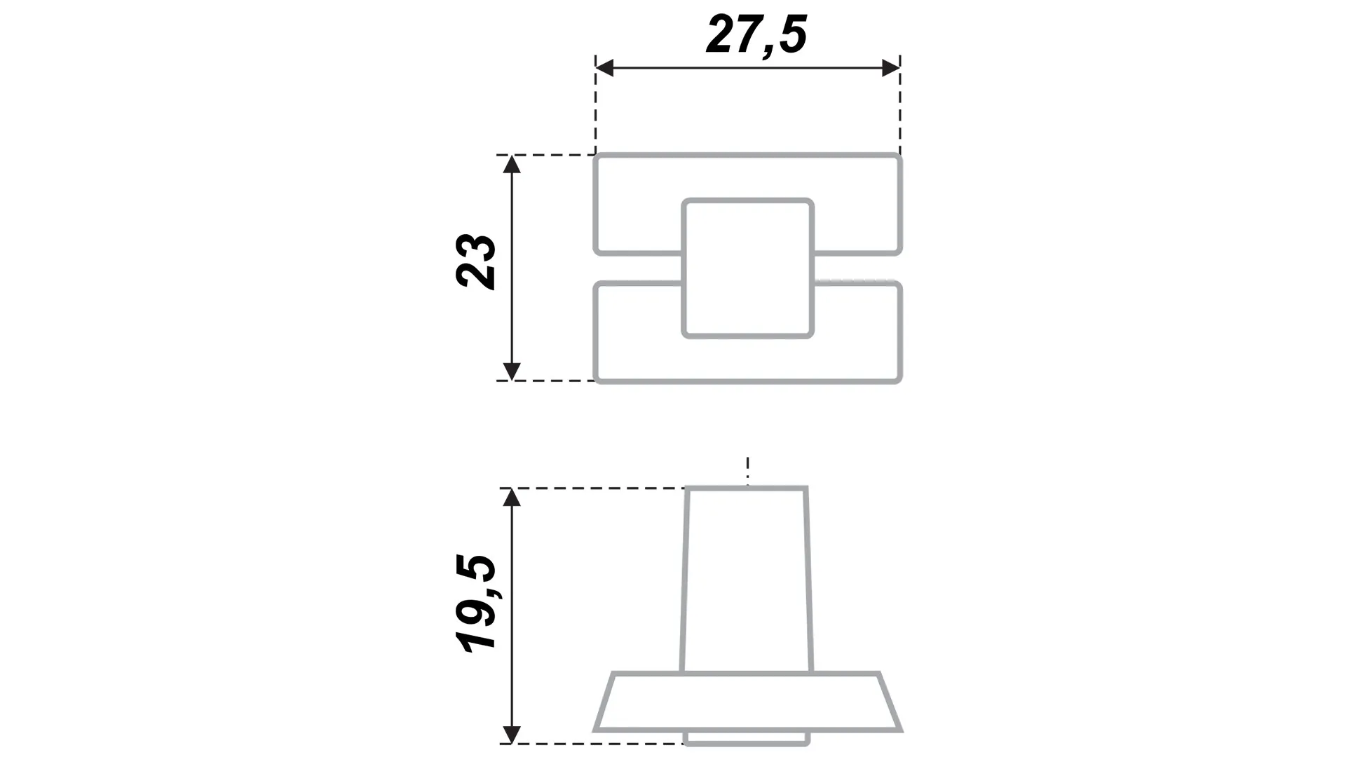 Мебельная ручка RC405BAB.4