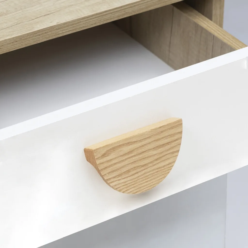 Ручка меб. скоба деревянная BONSAI 96 ясень, AKS