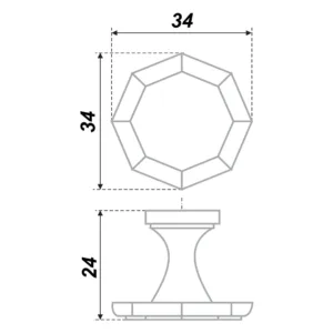 Мебельная ручка RC013SC.4