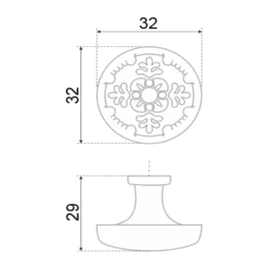 Мебельная ручка RC111AB.5