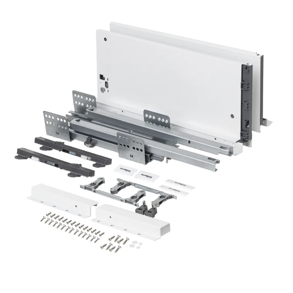 Система ящиков Slimbox Evolution L-500 H=167 белый PUSH TO OPEN ДСП16мм