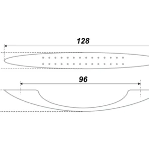 Мебельная ручка RS023SC.4/96