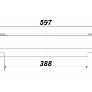 Мебельная ручка RAY RT009SST.1/000/600