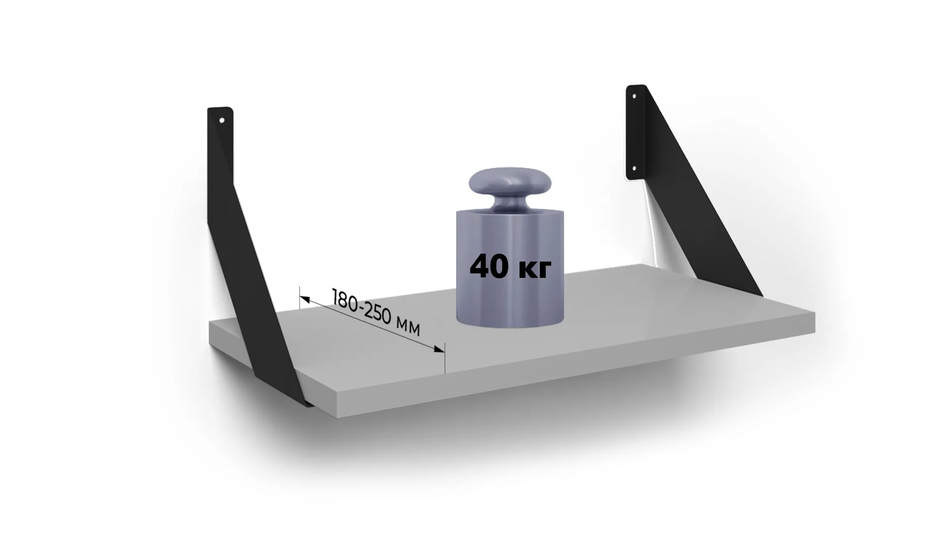Полкодержатель SPATO P305BL.4