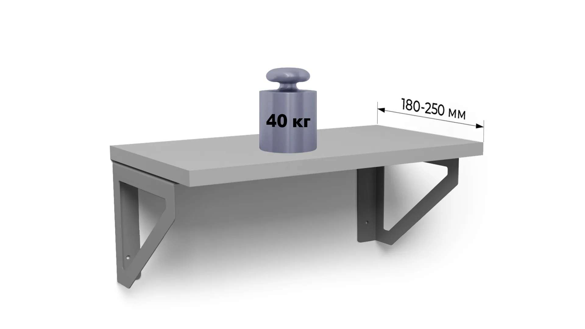 Полкодержатель CORNER P306GR.4