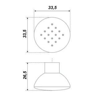 Мебельная ручка RC204SC.4