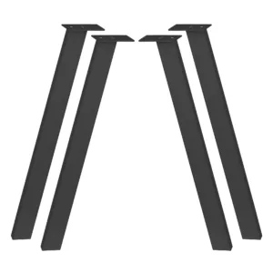 Опора меб. LINK h710, черный (1 компл. = 4 шт.) AKS