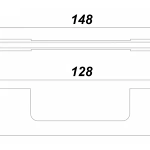 Мебельная ручка EOS RS193CP.4/128