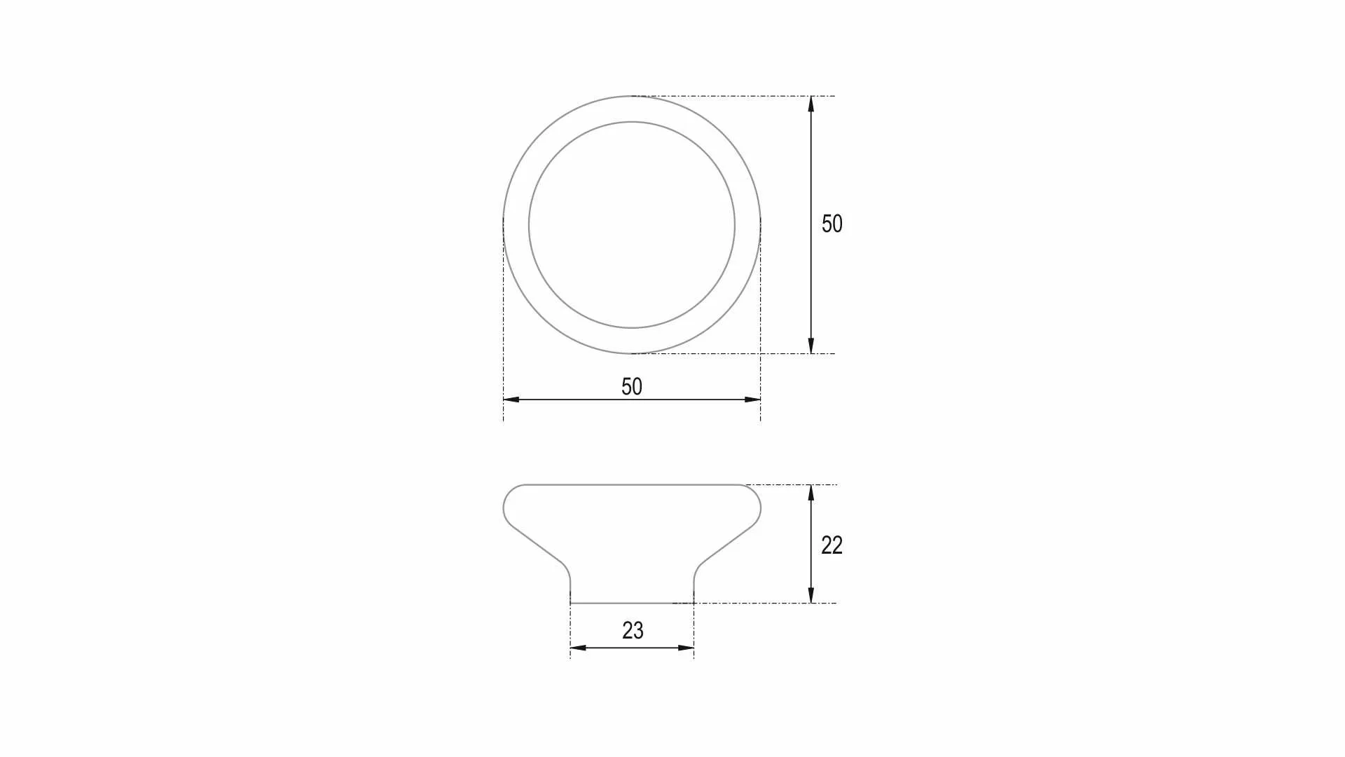 Мебельная ручка LOLLIPOP RC600W.4