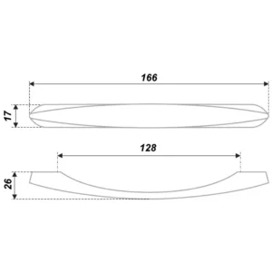 Мебельная ручка MOLLY RS269BSN.4/128