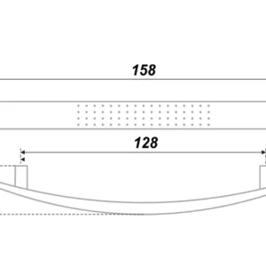 Мебельная ручка RS002SC.4/128