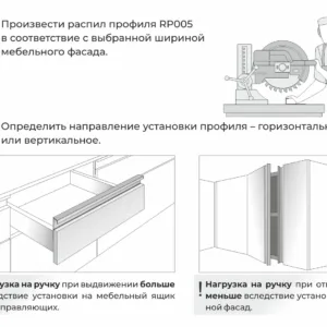 Профильная ручка LEGENDA RP005BL.1/000/3000