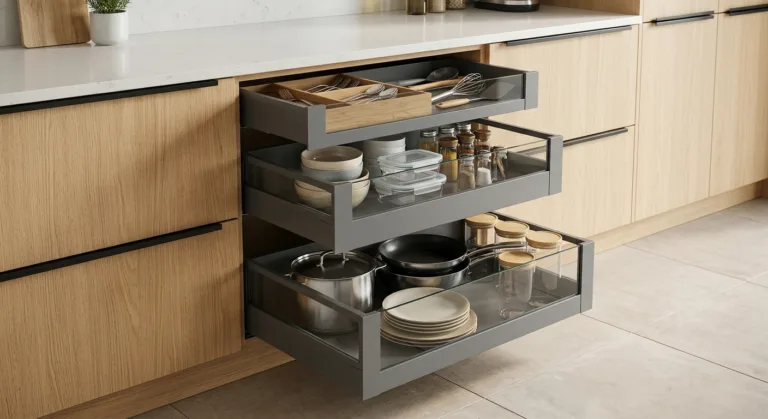 GTV AXIS PRO для кухни: как выбрать высоту, длину и конфигурацию ящика