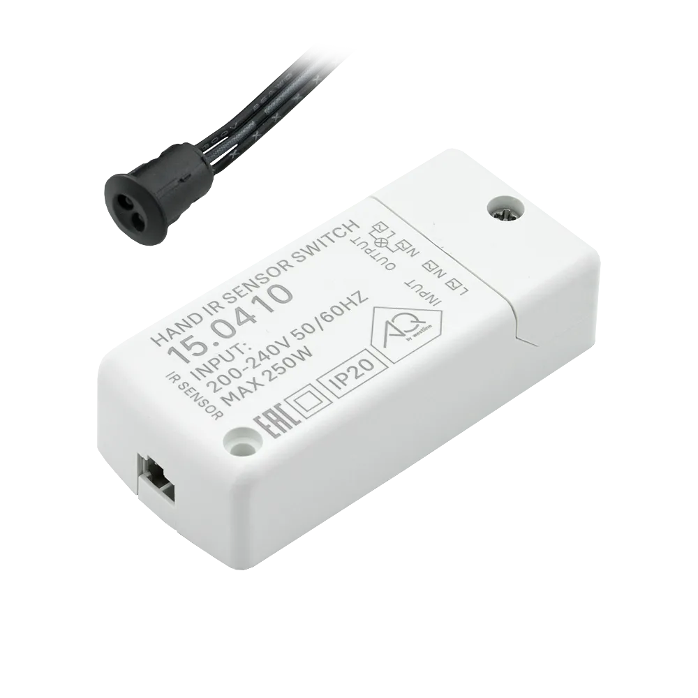 Выключатель AQ SWITCH инфракрасный двухфункциональный черный 220V 250W