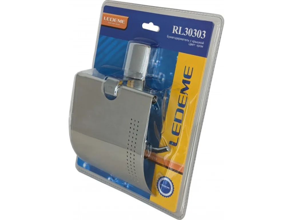 Бумагодержатель, сталь, хром Ledeme L30303