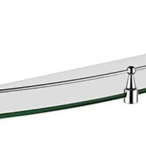 Полка в ванную комнату, сталь/стекло, хром Ledeme L30307