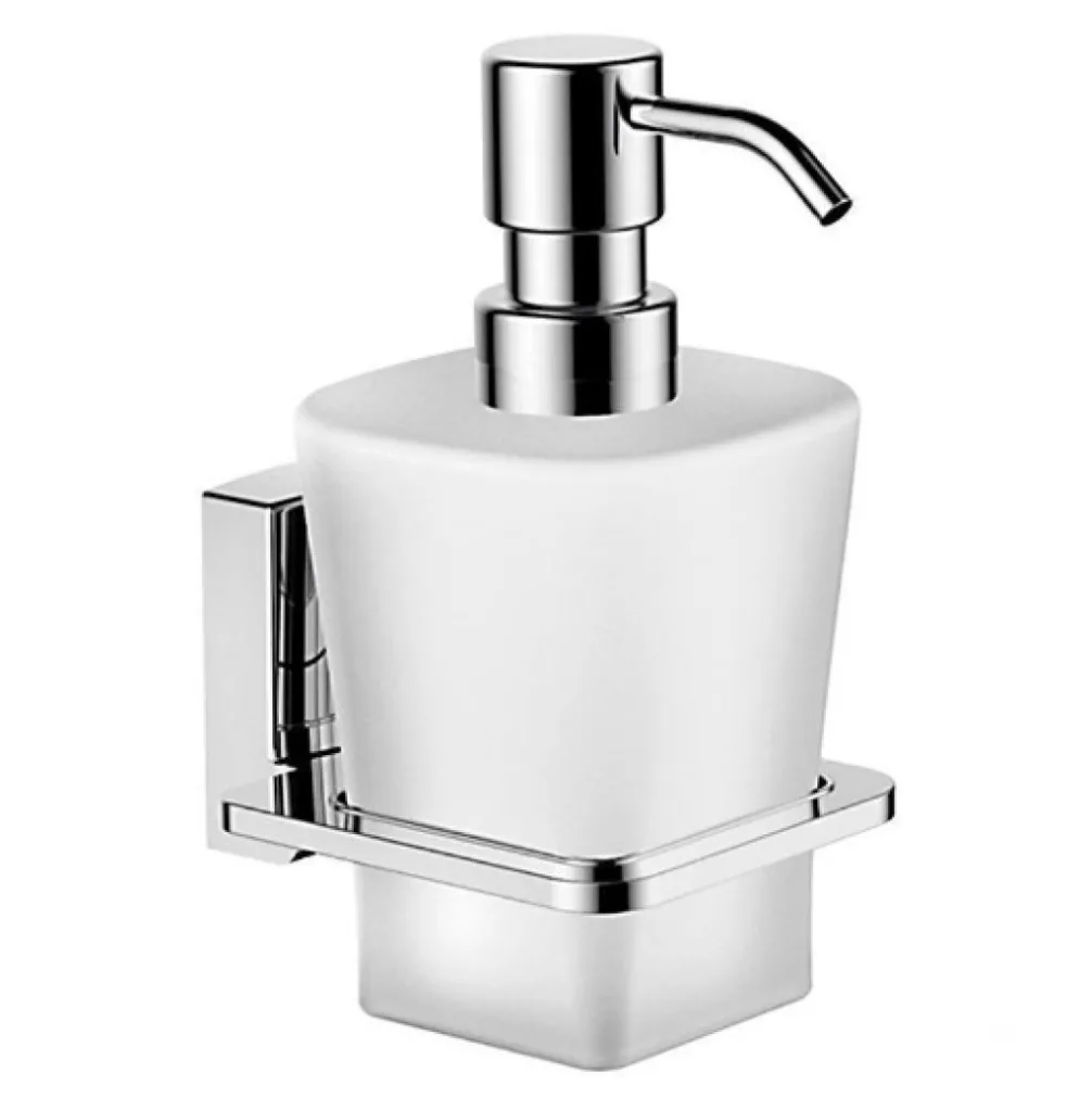 Дозатор жидкого мыла, сталь/стекло, хром Ledeme L30327