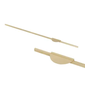 Ручка меб. скоба алюм. FORTUNA 896/1000 брашированное золото, AKS