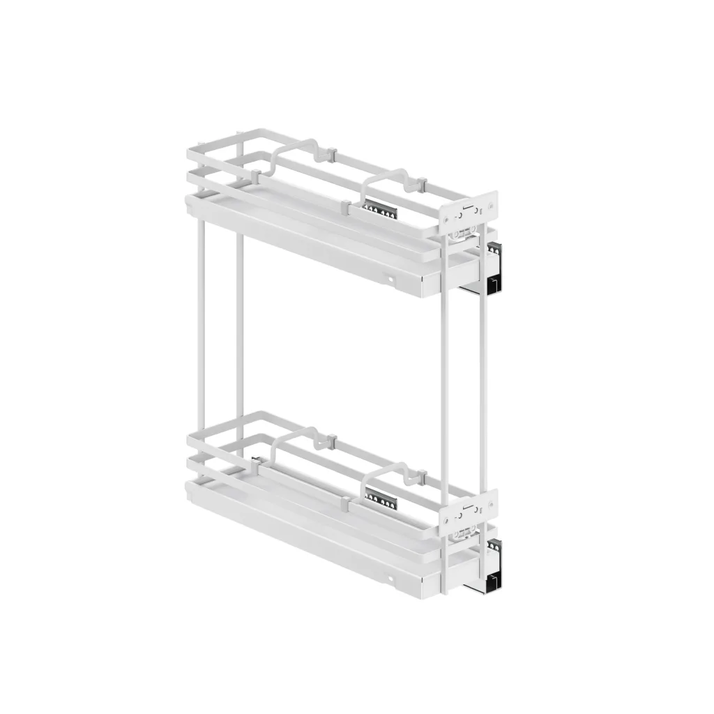 Выдвижная корзина-карго 200 FOCUS крепл.боковое/левое, белый PRIME by AKS