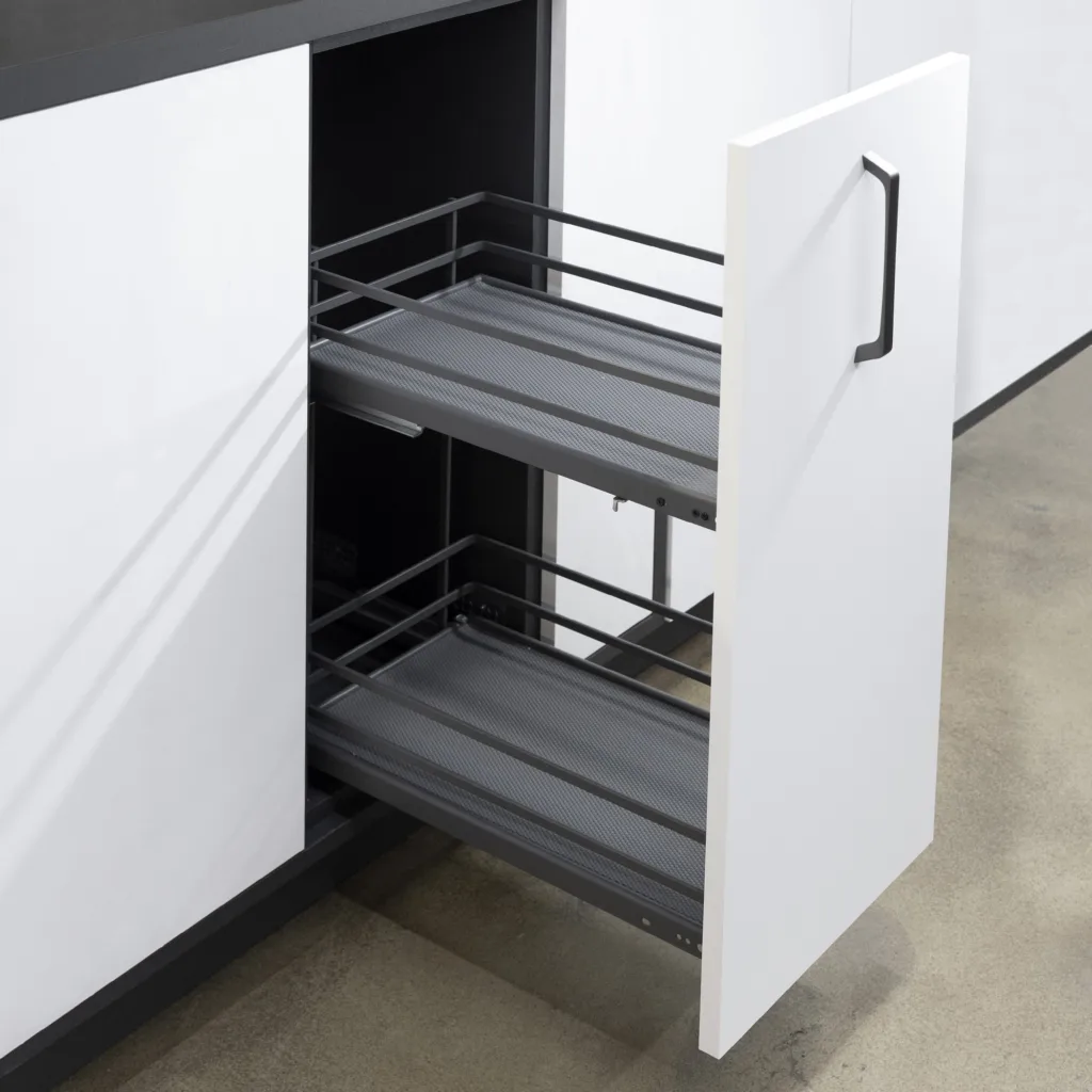 Выдвижная корзина-карго 400 FOCUS, графит PRIME by AKS