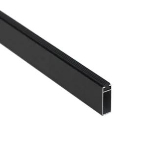 Штанга гардеробная прямоуг. FAME L-3000 с демпфером, черный браш AKS