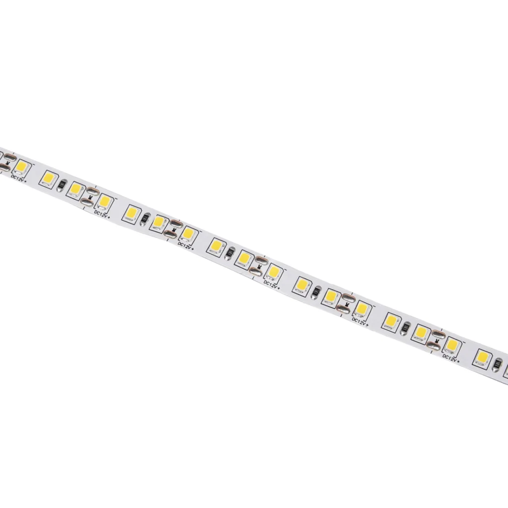 Лента светодиодная - 9,6W/m, 12V, 8мм, 2835, 120 д/м, IP20, холодный белый (6000K), CRI>70, 800 Lm, 20м, CZ
