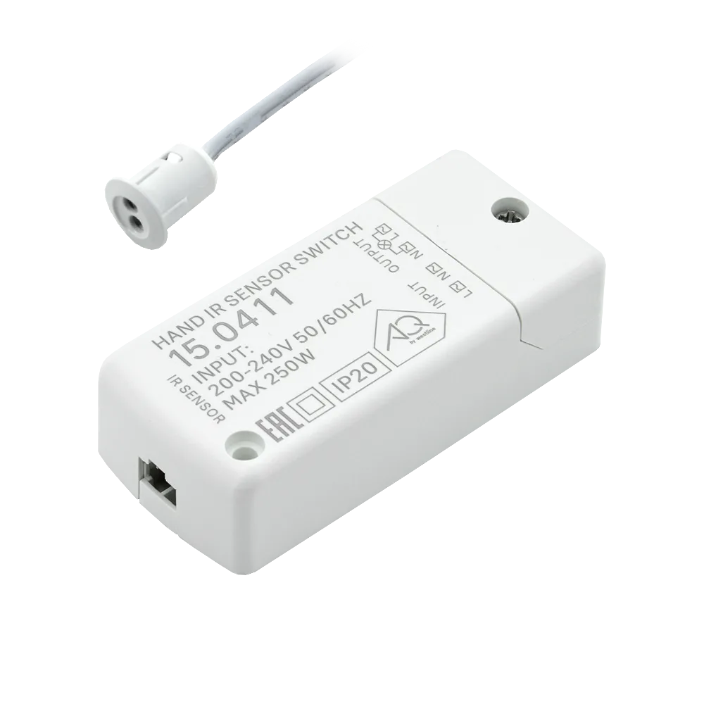 Выключатель AQ SWITCH инфракрасный двухфункциональный белый 220V 250W