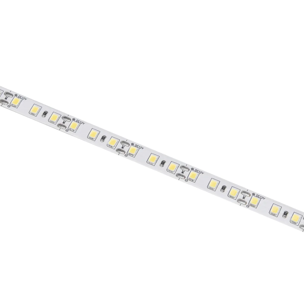 Лента светодиодная - 9,6W/m, 12V, 8мм, 2835, 120 д/м, IP20, холодный белый (6000K), CRI>70, 800 Lm, 20м, CZ